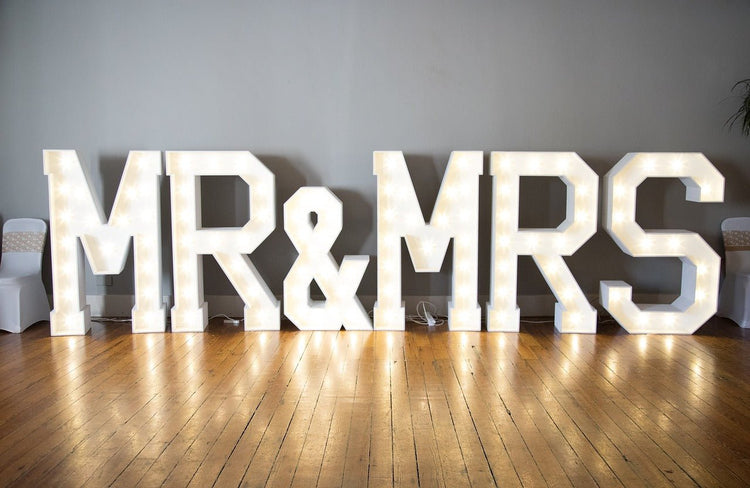 mister and misses in block letters