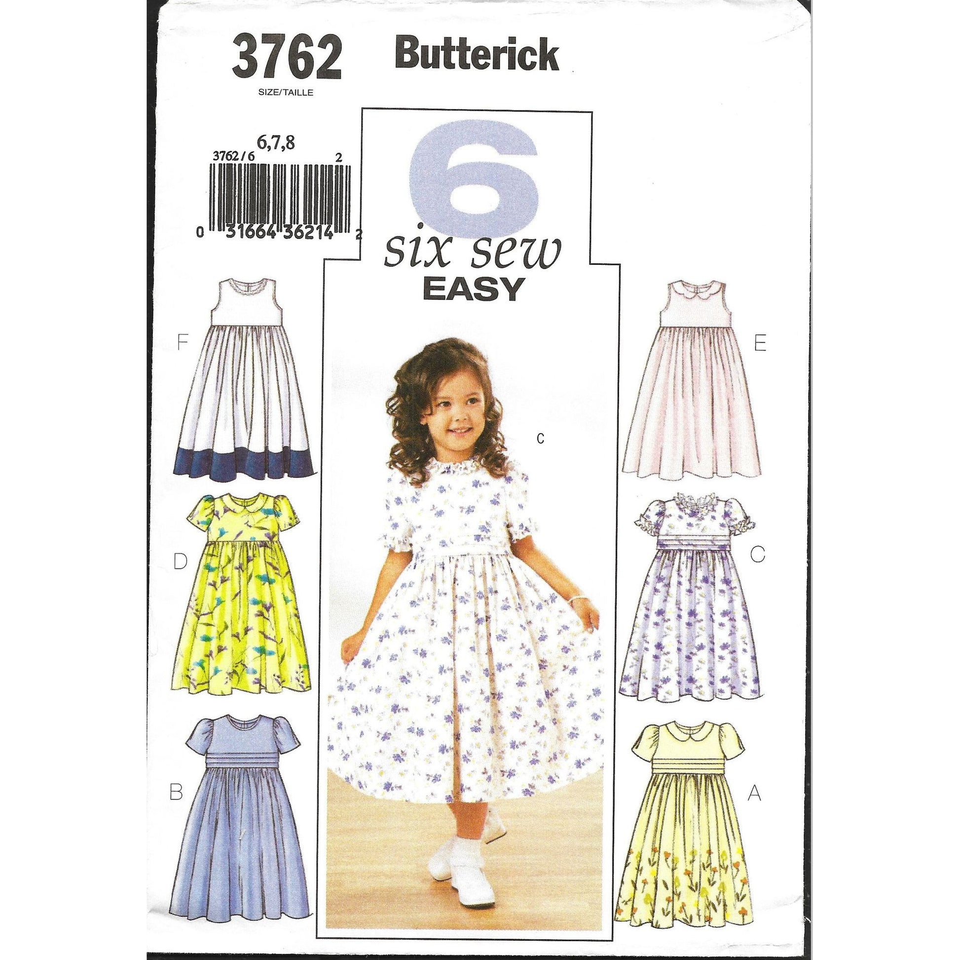 butterick-3762-6-8-girls-empire-waist-dress