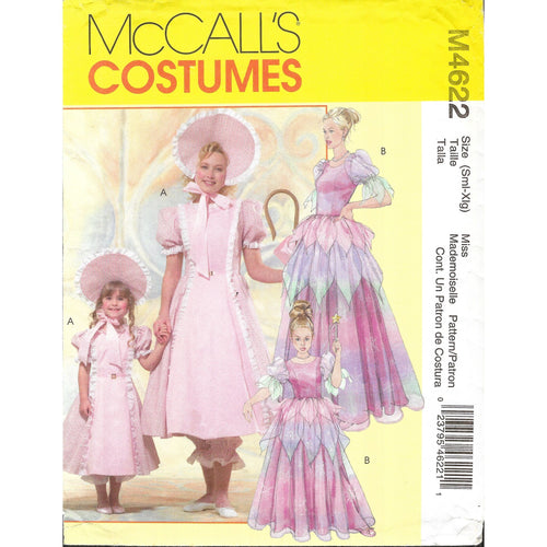 McCall's M4622 Adult Little Bo Peep Costume Pattern Sm-Xlg Uncut