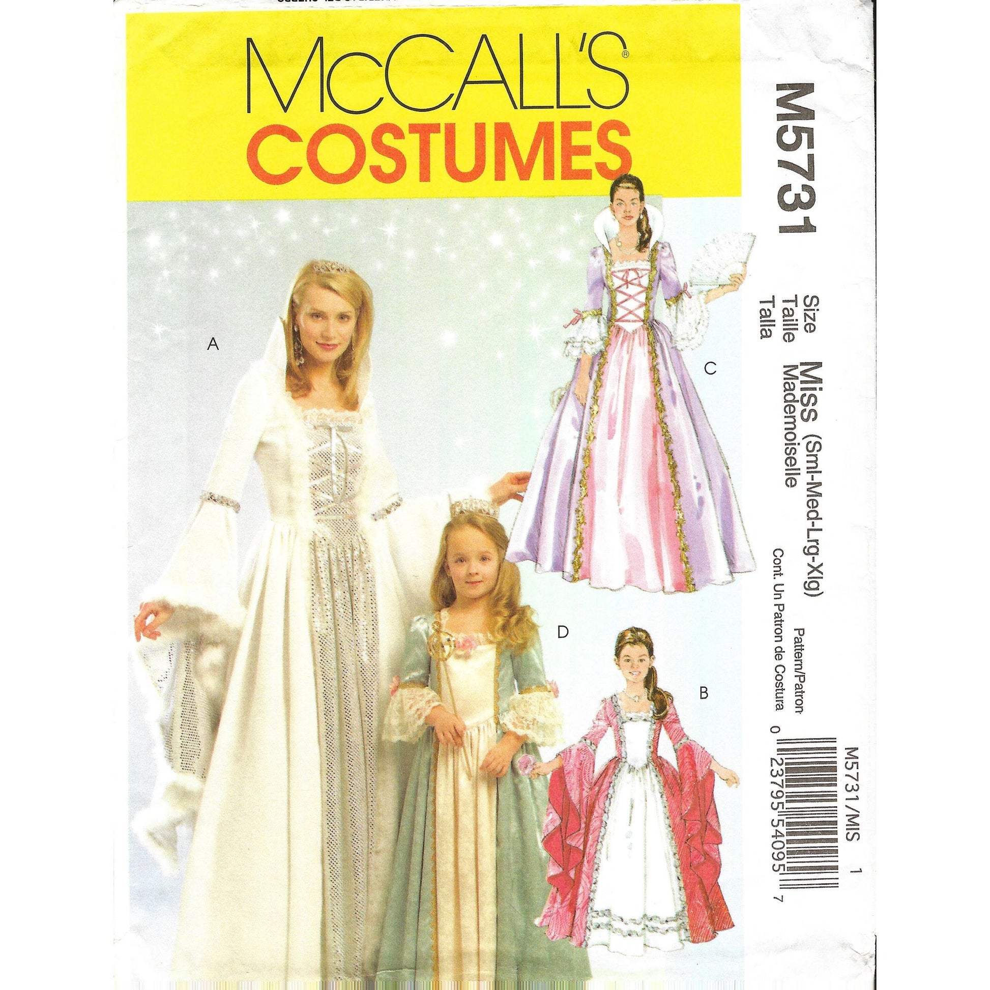 adult princess costume m5731 sm to xlg