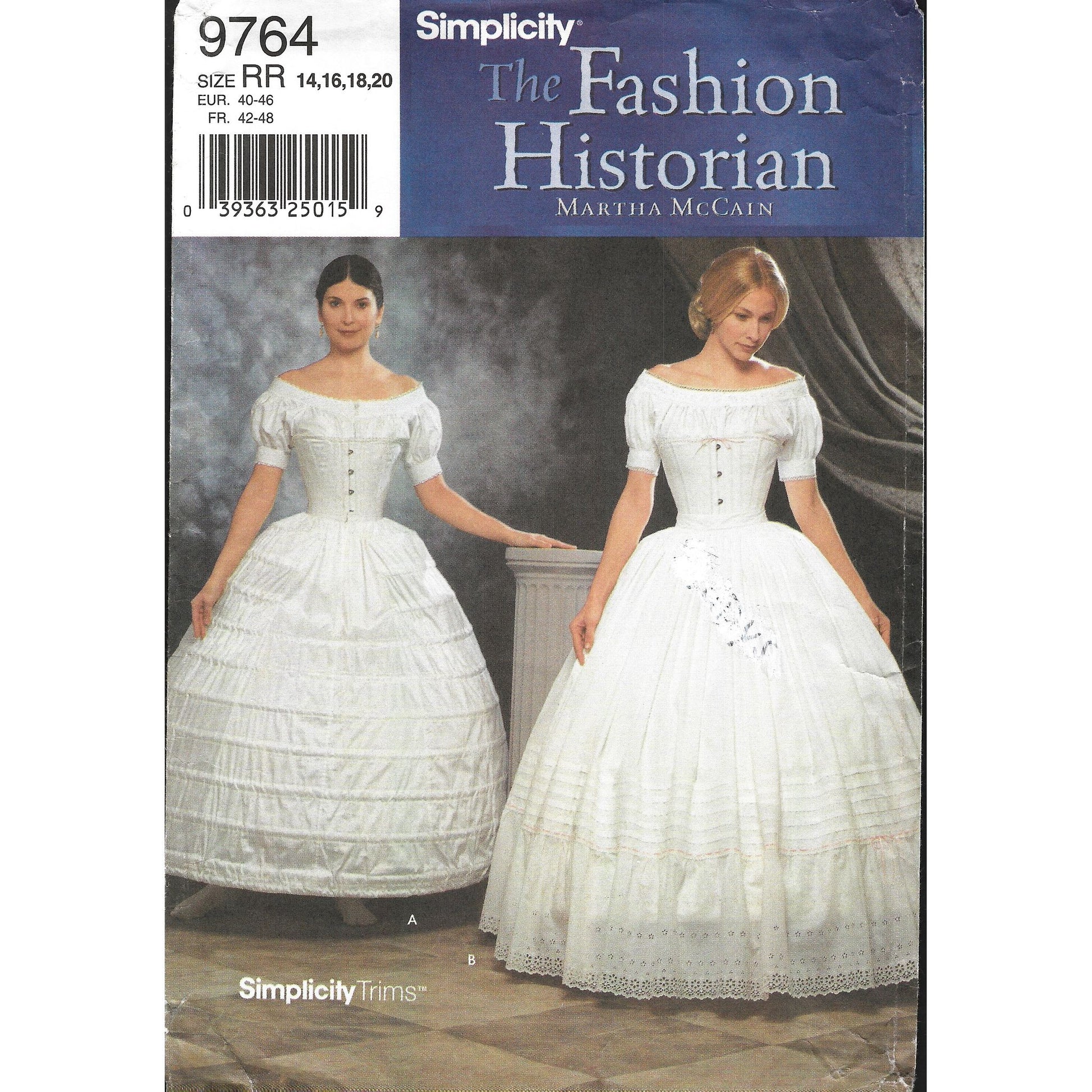 simplicity 9764rr crinoline and petticoat pattern