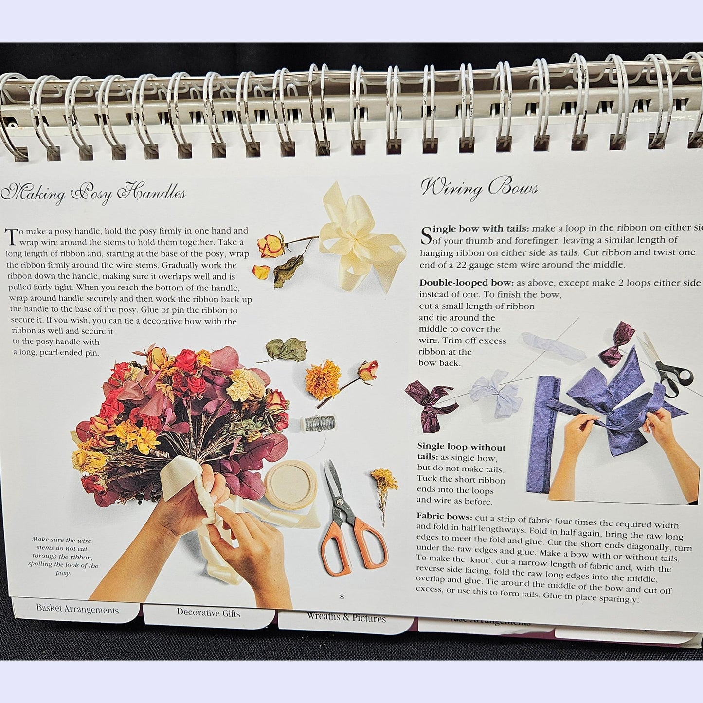 The Step-By-Step Art of Flower Arranging Hard Cover Easel Format