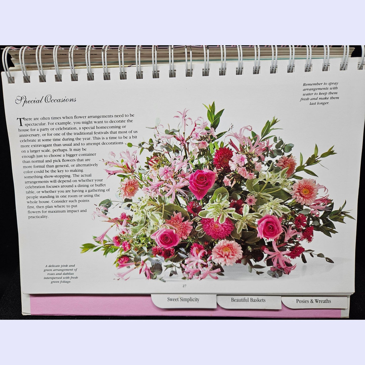 The Step-By-Step Art of Flower Arranging Hard Cover Easel Format