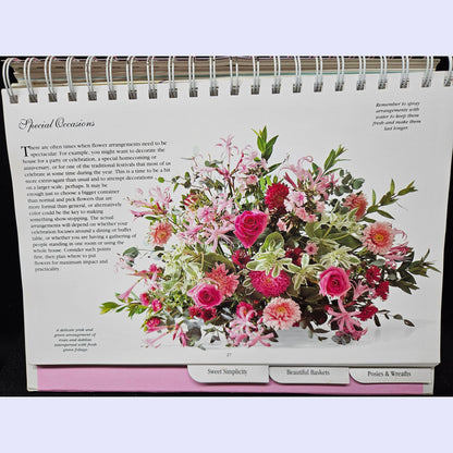 The Step-By-Step Art of Flower Arranging Hard Cover Easel Format