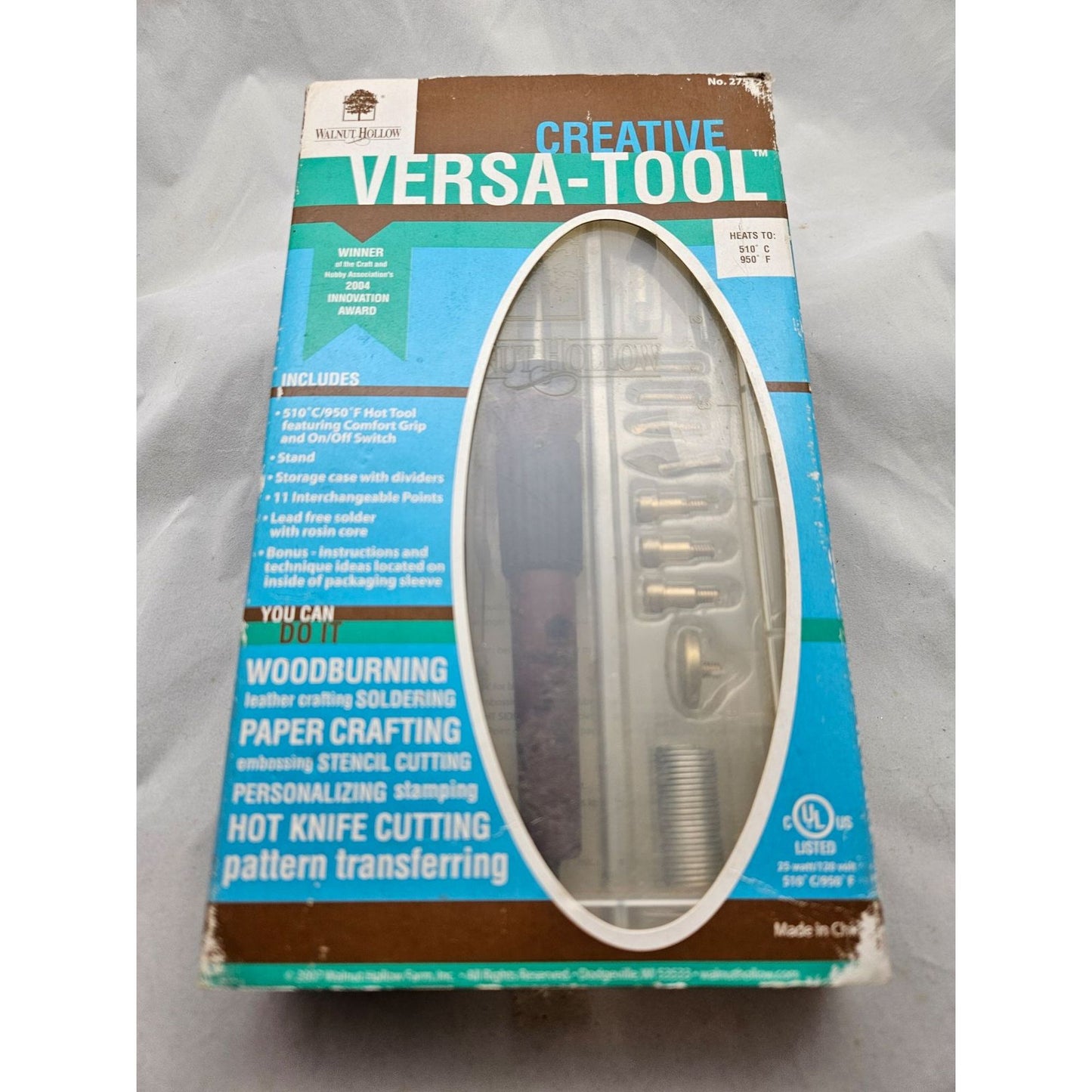 Wood Burning Creative Versa-Tool Walnut Hollow Temp Control New